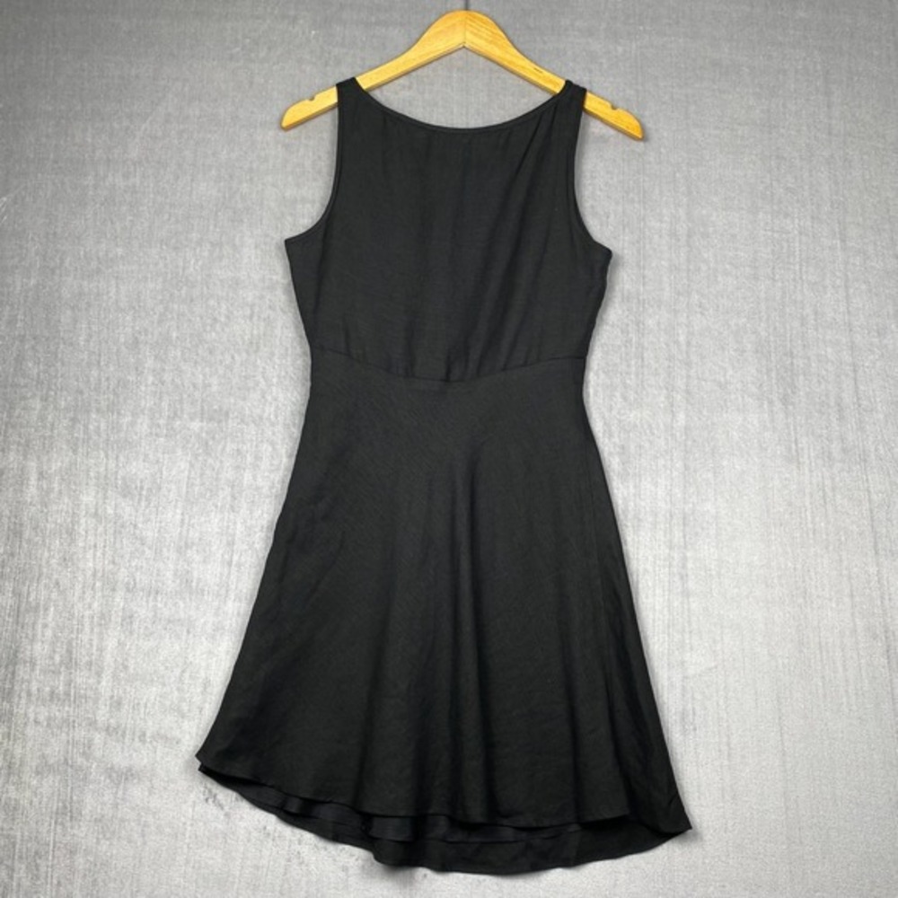 Vtg Laundry by Shelli Segal Dress Womens 10 Black Eyelet Dainty Whimsigoth USA - Picture 2 of 12